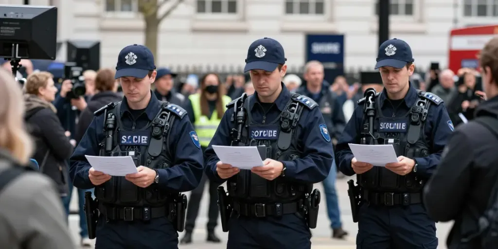 Security Services team conducting a surveillance operation at a high-profile event in London, ensuring safety and peace of mind.