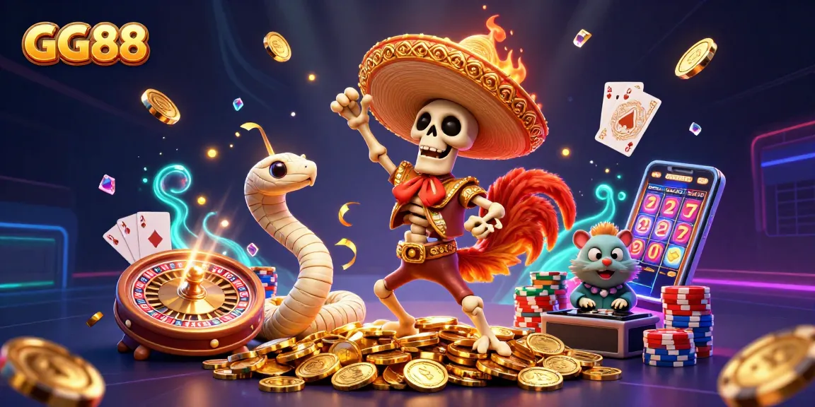 Experience thrilling games with GG88 where golden coins flow and excitement glimmers.