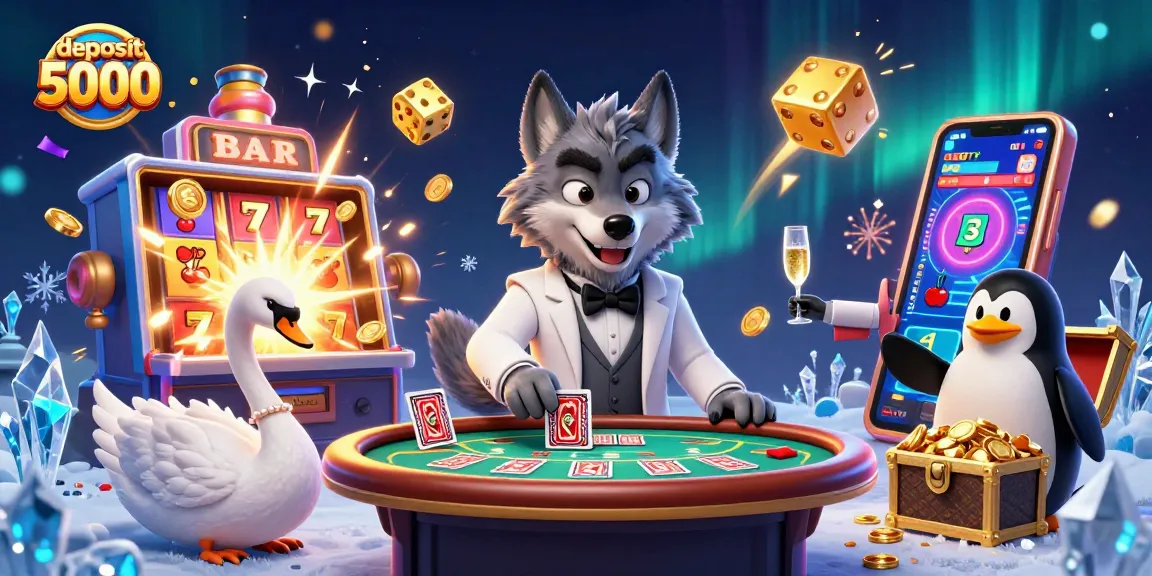 Experience winning moments at the casino with deposit 5000 strategies in an engaging 3D illustration.