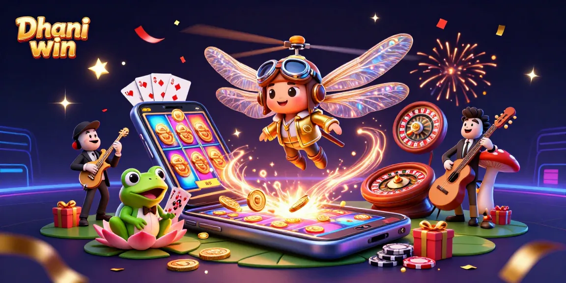 Engage in dazzling gameplay at Dhani win with vibrant slot games and unique characters.