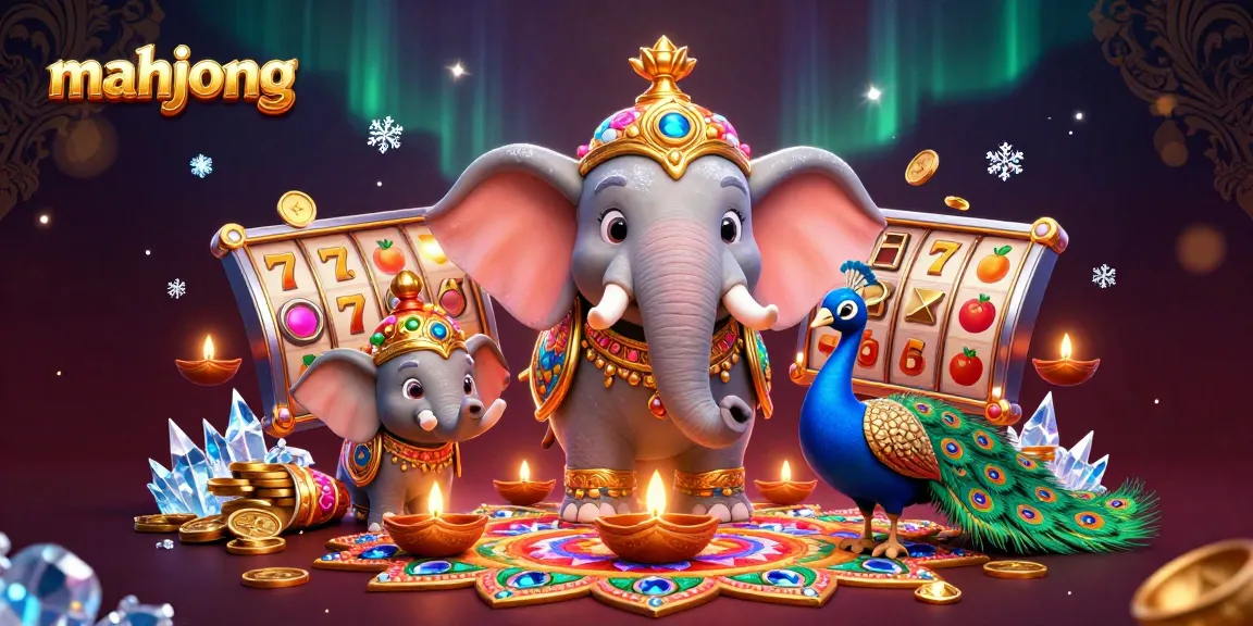 Play mahjong with vibrant visuals and jackpot excitement in a dynamic casino illustration